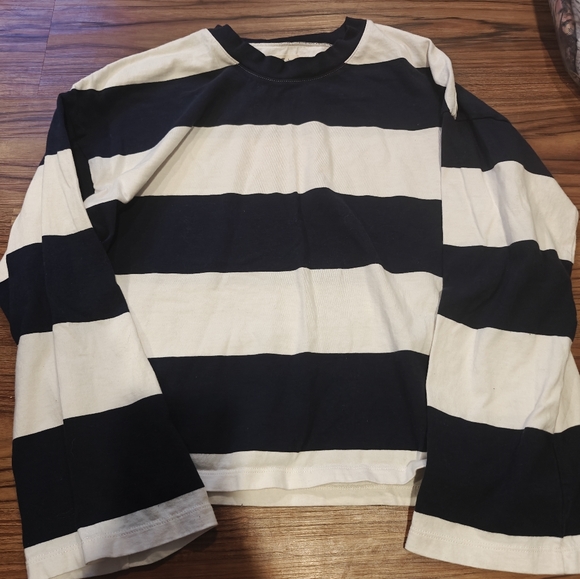 Madewell Stripped Shirt - Picture 3 of 6